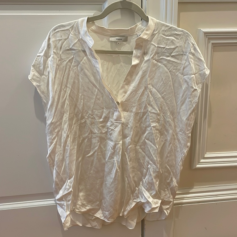 Silk white Vince blouse